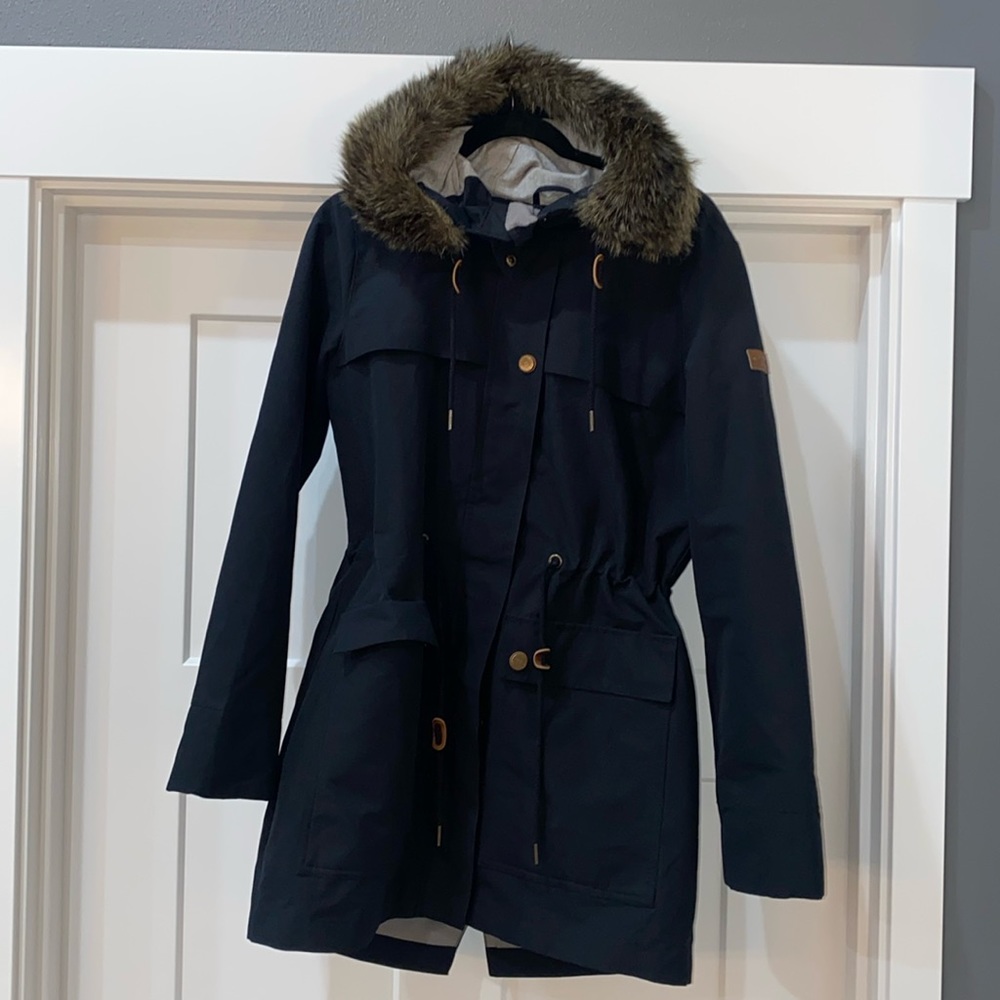 Roxy size small two in one navy blue winter jacket